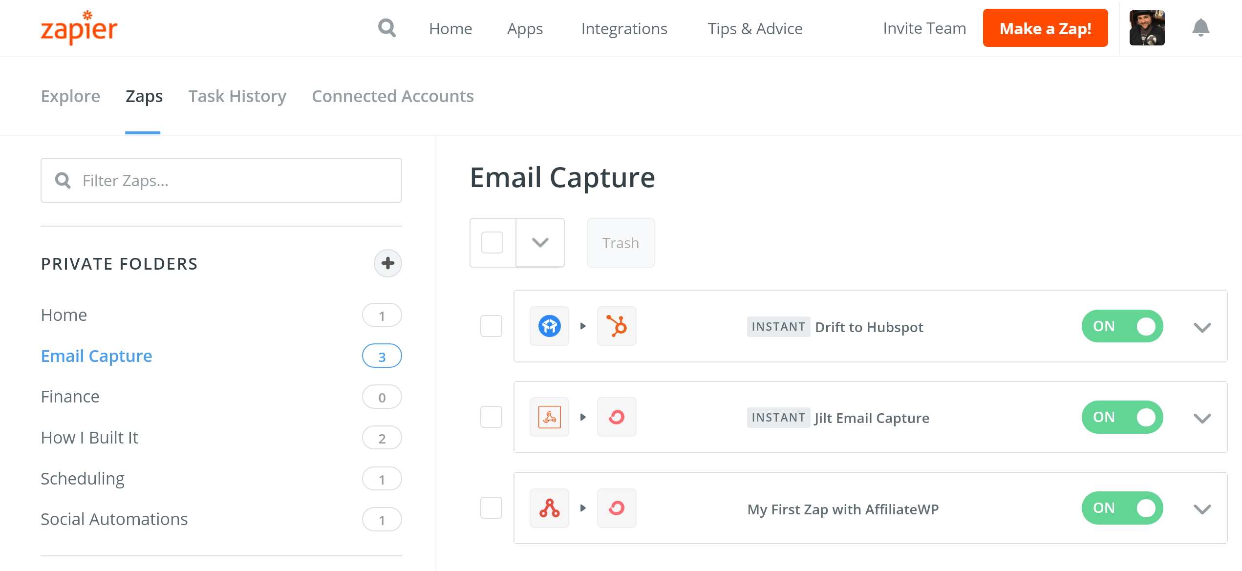 Automate with Zapier